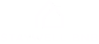 All white icon of Staywell Bnb